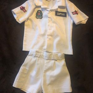 Little Baron Toddler Captain Outfit.
